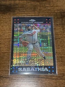 2007 Topps Chrome #6 CC Sabathia Xfractor Cleveland Indians - Picture 1 of 2