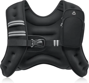 ZELUS Weighted Vest, 6Lb/8Lb/12Lb/16Lb/20Lb/25Lb/30Lb Weight Vest with Reflectiv - Picture 1 of 12