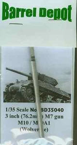 Pistola de 3 pulgadas Barrel Depot 35040 1/35 M7 para M10 y M10A1 - Imagen 1 de 1