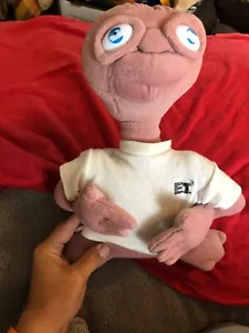 Vintage Universal Studios E.T. Extra Terrestrial weißes Plüschhemd 11 Zoll 1990 - Bild 1 von 9