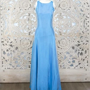 Vintage Scott McClintock Y2K blaues Kleid Größe 6 hergestellt in den USA Millennium 2000 Kleid - Bild 1 von 5