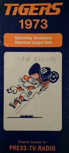 Detroit Tigers MLB Press Radio Guida TV Rara VHTF 1973  - Foto 1 di 9