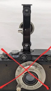 Leitz Leica FOKOS télémètre vertical seul / range finder / court / noir - Bild 1 von 7
