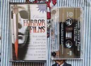 Classic Horror Films Music Cassette Tape Omen Halloween Psycho Exorcist Shining  - Picture 1 of 2