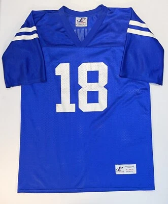 Vintage 1990s Logo Athletic Indianapolis Colts Payton Manning Football Jersey XL - Image 1 of 4