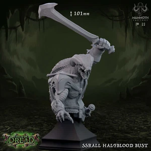 Ssrall Halbblut Büste Coils of Dread Mammut Factory D&D Miniatur 3D gedruckt - Bild 1 von 2