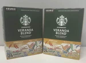 Starbucks Veranda Blend Blonde Roast Coffee K-Cups Pods 2 Boxes Of 24 (48 Total) - Picture 1 of 1