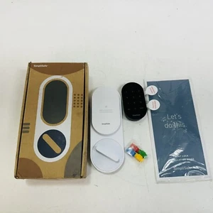 SimpliSafe LK1-WW Smart Lock + PIN Pad - White - Doesn't come W/ Hardware Screws - Picture 1 of 6