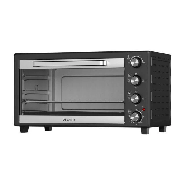 Devanti ECO-NHP-45L-BK 45cm Electric Convection Oven