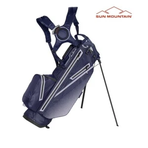 Sun Mountain H2NO Lite Waterproof Golf Carry Stand Bag - No Logo - Navy - Picture 1 of 2