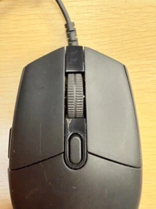Logitech G203 Wired Gaming Mouse Body black tested work USED from JAPAN - Afbeelding 1 van 5