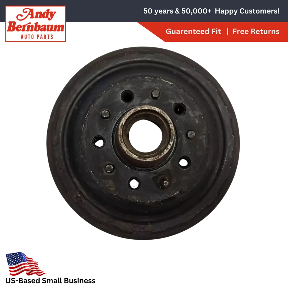 Buje y tambor de freno delantero izquierdo del lado del conductor Plymouth 1946-1948 1118837 NOS. Foto 1 de 4