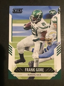 2021 Score FB Frank Gore Base Veteran New York Jets  - Picture 1 of 3