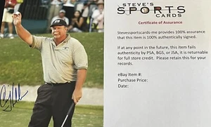 Craig Stadler PGA Masters Champion Signed 8x10 Autograph w/ Top Loader & COA - Picture 1 of 5