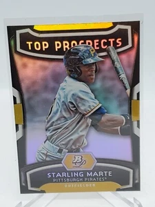 2012 Bowman Platinum Starling Marte Top Prospects TP-SME - Picture 1 of 2