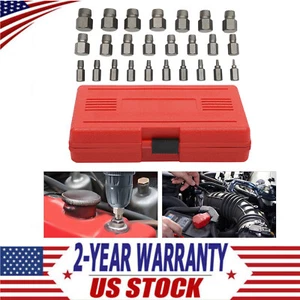 Juego de enchufes de impacto extractor de pernos pelados 25 piezas removedor de pernos dañado fácil de sacar - Imagen 1 de 14