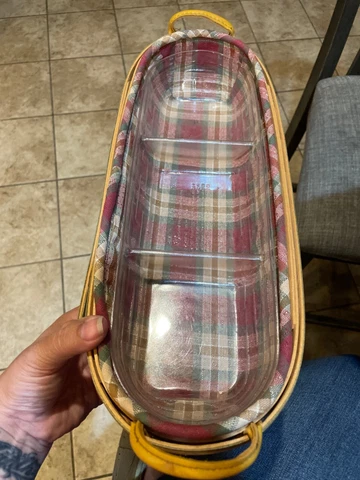 Longaberger 2000 Autumn Reflections Harvest Blessing Basket Protector & Liner Cover