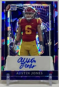 Juego profesional 2024 metal Austin Jones cristal púrpura/7 automático USC Commanders - Imagen 1 de 2