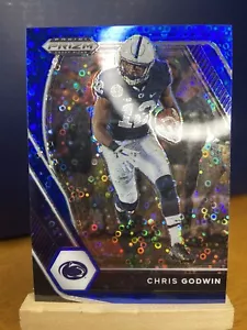 2021 Panini Prizm Entwurf Picks Chris Godwin Penn State blau Disco Preis #65 Bucs - Bild 1 von 2