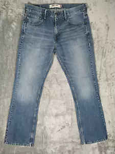 Levis 527 Jeans Herren 32x30 Cowboy Bootcut Blau Med Wash Denim - Bild 1 von 15