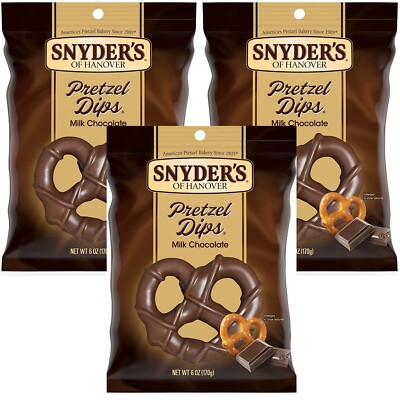 Snyders of Hanover Rounds Milk Chocolate Pretzel Ball, 3.5 Ounce -- 8 per  Case.