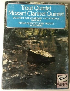 Trout Quintet: Mozart Clarinet & Strings + Piano Quintet RARE 2 CASSETTE PACK. - Picture 1 of 7