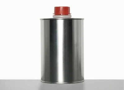 MENKE 1 Liter Weißblech Flasche mit Schraubverschluss für Lösemittel, Verdünnung usw