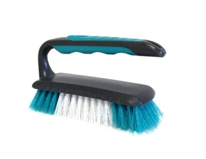 Heavy Duty Scrub Brush with Handle Kitchen Bathroom Boat Bath Toilet Ships Free - Picture 1 of 6