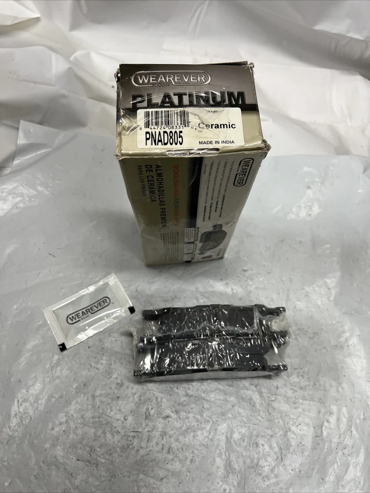 Juego de pastillas de freno de cerámica Premium Platinum PNAD805 para Lincoln Ford Jaguar tipo S Foto 1 de 4