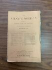 1875 November December Atlantic Monthly Magazine Railroad Accidents Henry James