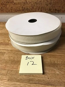 NEW HOOK & LOOP SEW ON 1 1/2" WIDTH 25 YARDS LENGTH White FASTENING SYSTEMS - Picture 1 of 3