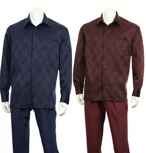 Men's Two Piece walking suits Long sleevs Design By Fortino Landi M 2766 - Picture 1 of 11