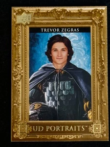2023-24 Upper Deck Series 2 - UD Portraits #P56 Trevor Zegras - Picture 1 of 2