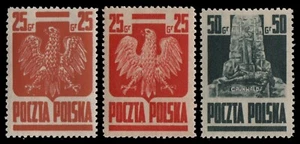 Polonia 1944 - Mi-Nr. 383 a & b - 384 ** - MNH - Símbolos nacionales - Imagen 1 de 1