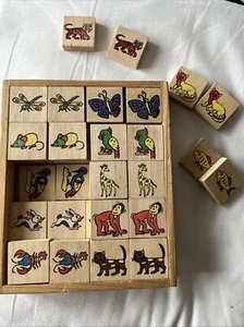 älteres Holzmemory 60 Teile - Bild 1 von 2