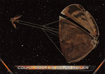 Star Wars Galactic Files (2018) VEHICLES Insert Card V-6 / SOLAR SAILER - Image 1 of 2