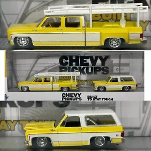 CUSTOM M2 MACHINES CHEVY SILVERADO SUPER 30 DUALLY SQUAREBODY AND BLAZER HAULERS - Picture 1 of 8