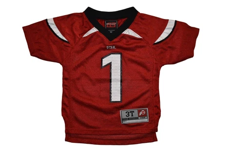Genuine Stuff Toddler University Of Utah Utes #1 Football Jersey New 2T, 3T, 4T Cover
