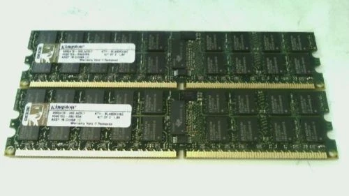 Kingston 8GB Kit 2 x 4GB PC2-6400 ECC Reg 240 Pin Server DIMM RAM KTH-BL495K2/8G - Image 1 of 1