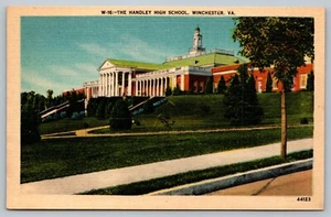 Postkarte The Handley High School Winchester Virginia VA Vintage - Bild 1 von 2