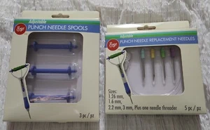 Boye Punch Needle Spools and Replacement Needles bundle. New in box! - Picture 1 of 5