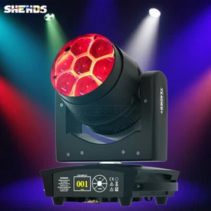 7x40W LED Zoom Wash Beam RGBW Bee eye  Moving Head Lighting For DJ Bar Concert - Picture 1 of 24