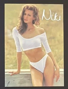 1994 NIKI TAYLOR SUPER MODELS PROMO NATIONAL SPORTS COLLECTORS CONVENTION /5000 - Picture 1 of 2