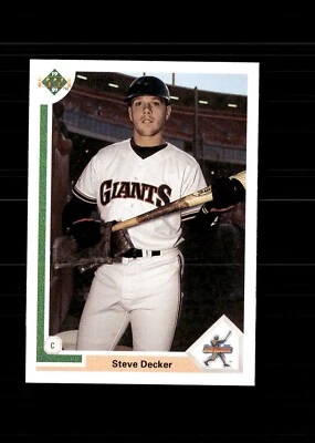 1991 Upper Deck - Star Rookie Steve Decker #25 (RC) - Image 1 of 2