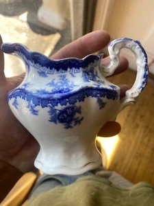 Vintage John Maddock England Hamilton Creamer Blue - Picture 1 of 4
