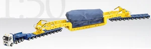70174/0 CONRAD 1:50 MAN TGX Voss puente de palanca de elevación Goldhofer (K) - Imagen 1 de 2