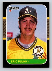Eric Plunk 1987 Donruss #178 Oakland Athletics - Picture 1 of 2