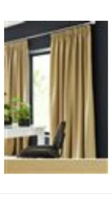 brand new next OCHRE Textured Slub Studio Blackout 3 way to hang 168x229 (66x90) - Image 1 of 4