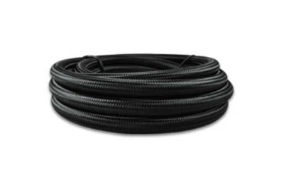Vibrant -12 AN Black Nylon Braided Flex Hose with PTFE liner 10 ft Roll 18972 - Image 1 of 4