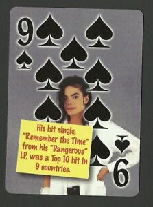 Michael Jackson Neat Playing Card #2Y9 BHOF